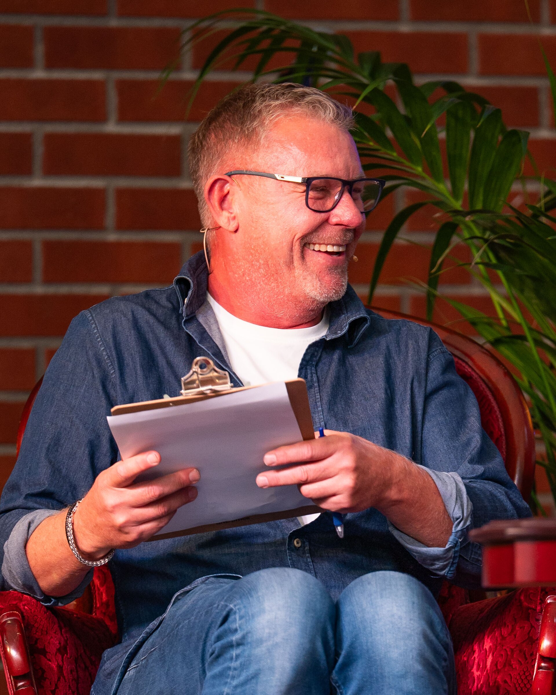 Kjetil Johnsen at the True Crime festival in Arendal, Norway, 2025