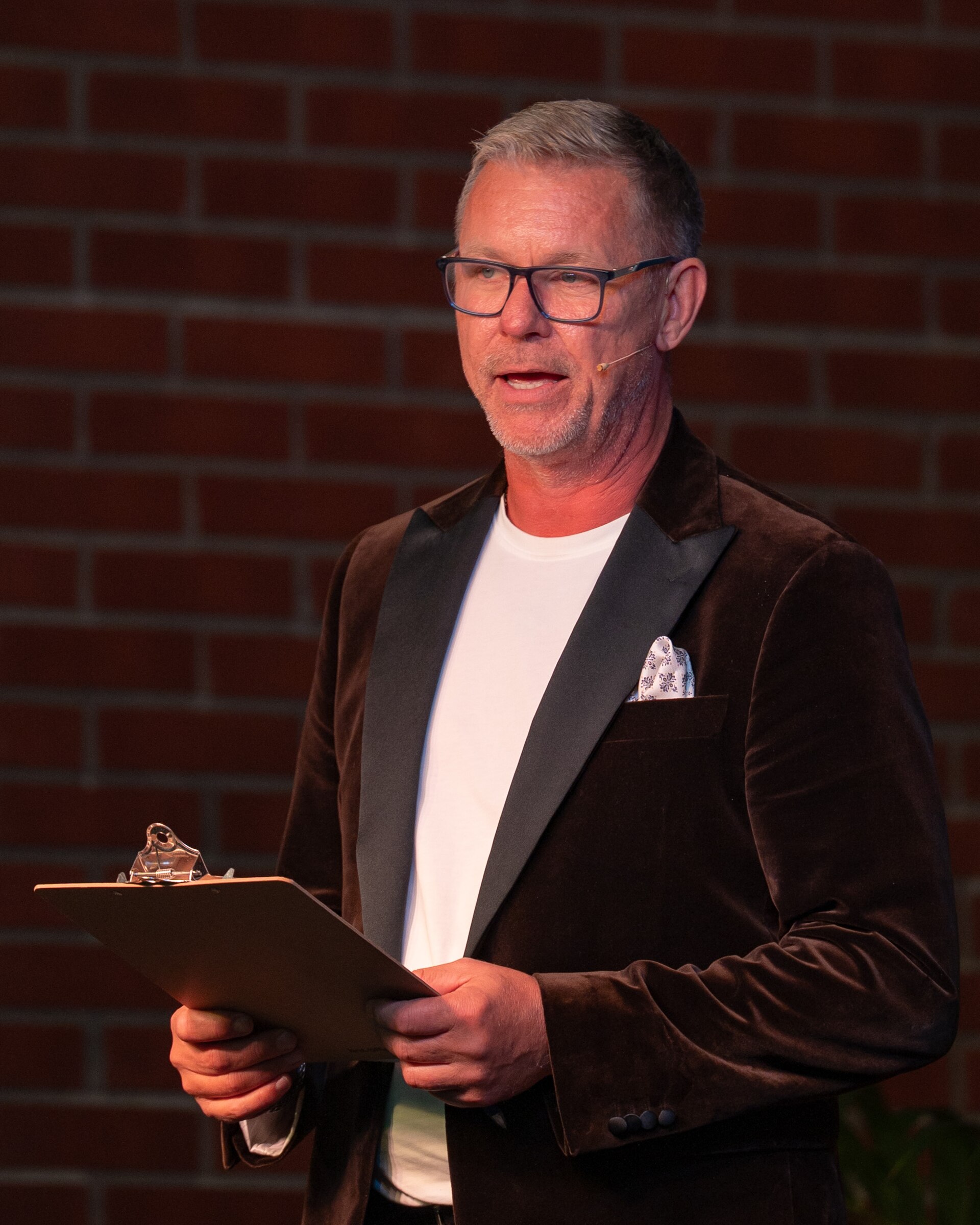 Kjetil Johnsen at the True Crime festival in Arendal, Norway, 2025