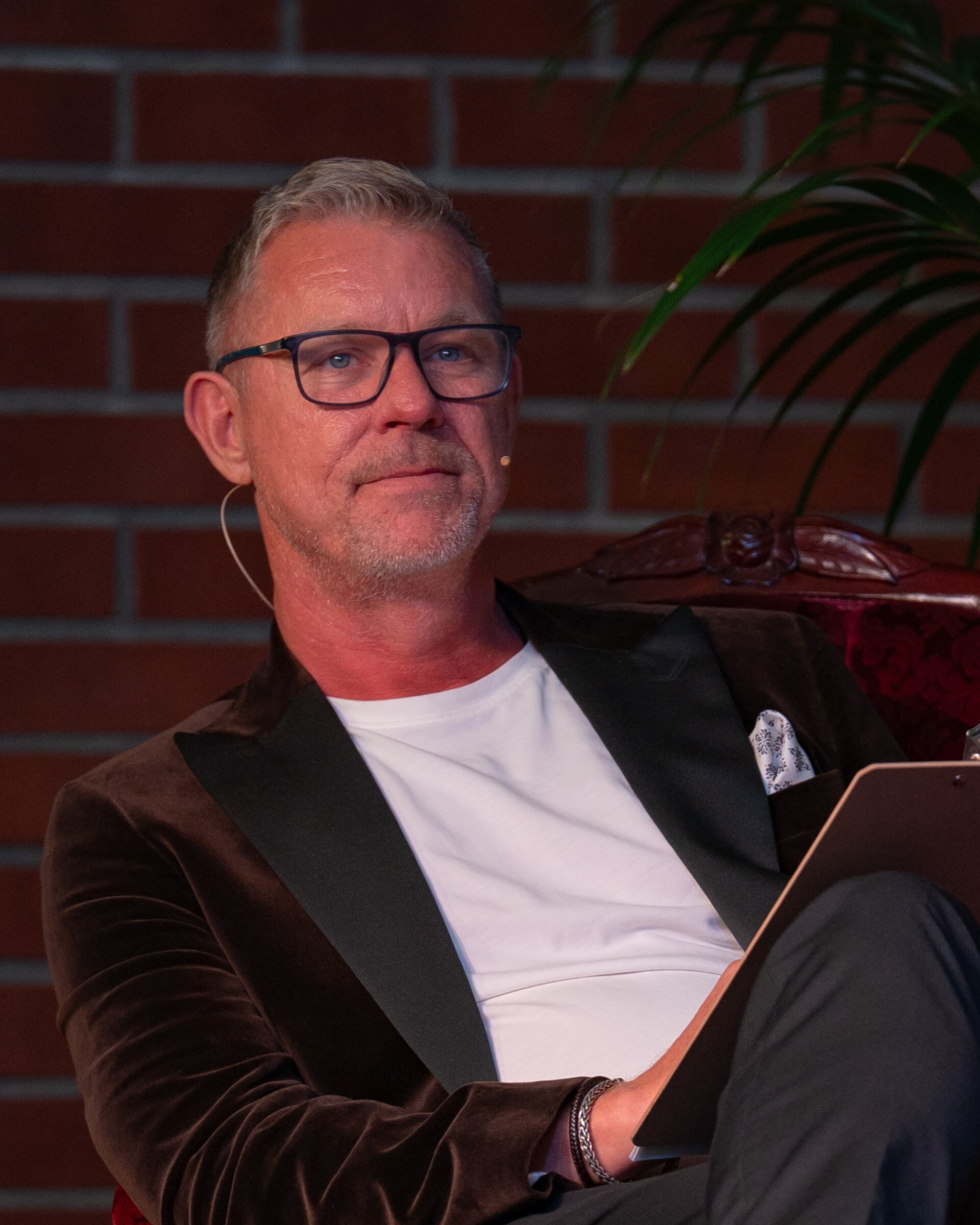 Kjetil Johnsen at the True Crime festival in Arendal, Norway, 2025