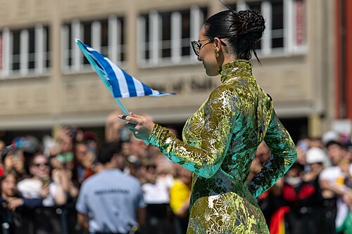 Klavdia, representing Greece, performing at Eurovision 2025 in Basel, Switzerland.Klavdia, representing Greece, on the Turquoise Carpet at Eurovision 2025 in Basel, Switzerland.