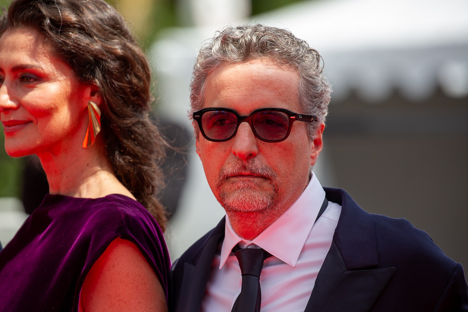 Kleber Mendonça Filho at 2025 Cannes Red Carpet for O Agente Secreto