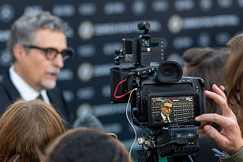 Kleber Mendonca Filho on the Green Carpet at the 2025 Zurich Film Festival.