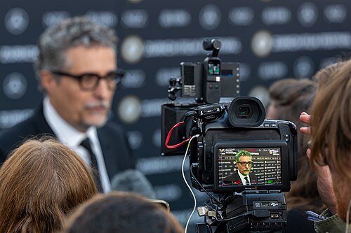 Kleber Mendonca Filho on the Green Carpet at the 2025 Zurich Film Festival.