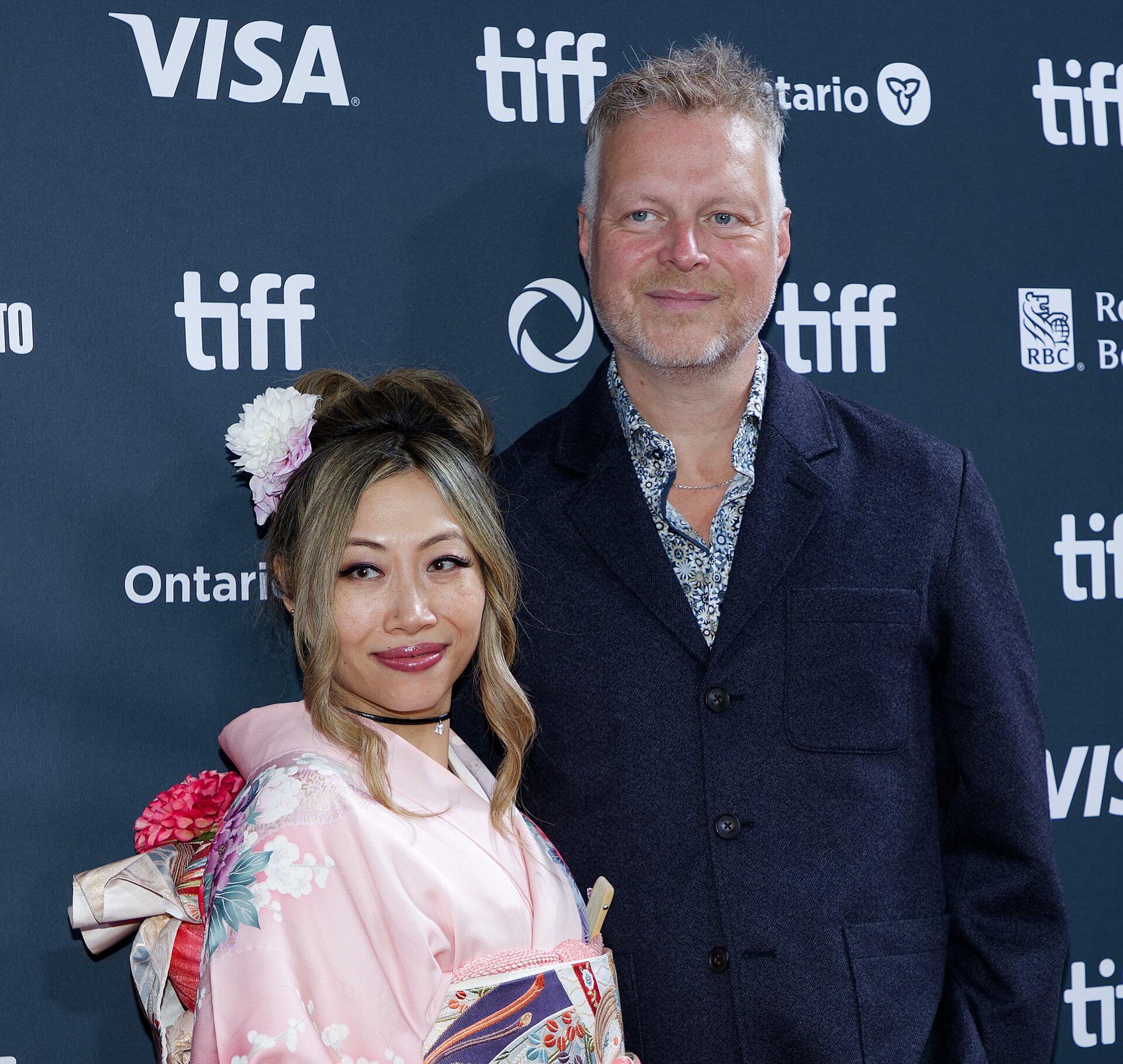 KoKo Bachman and Tal Bachman at the 2024 Toronto International Film Festival (TIFF) for the movie Takin' Care of Business.
