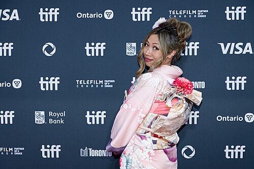 KoKo Bachman at the 2024 Toronto International Film Festival (TIFF) for the movie Takin' Care of Business.