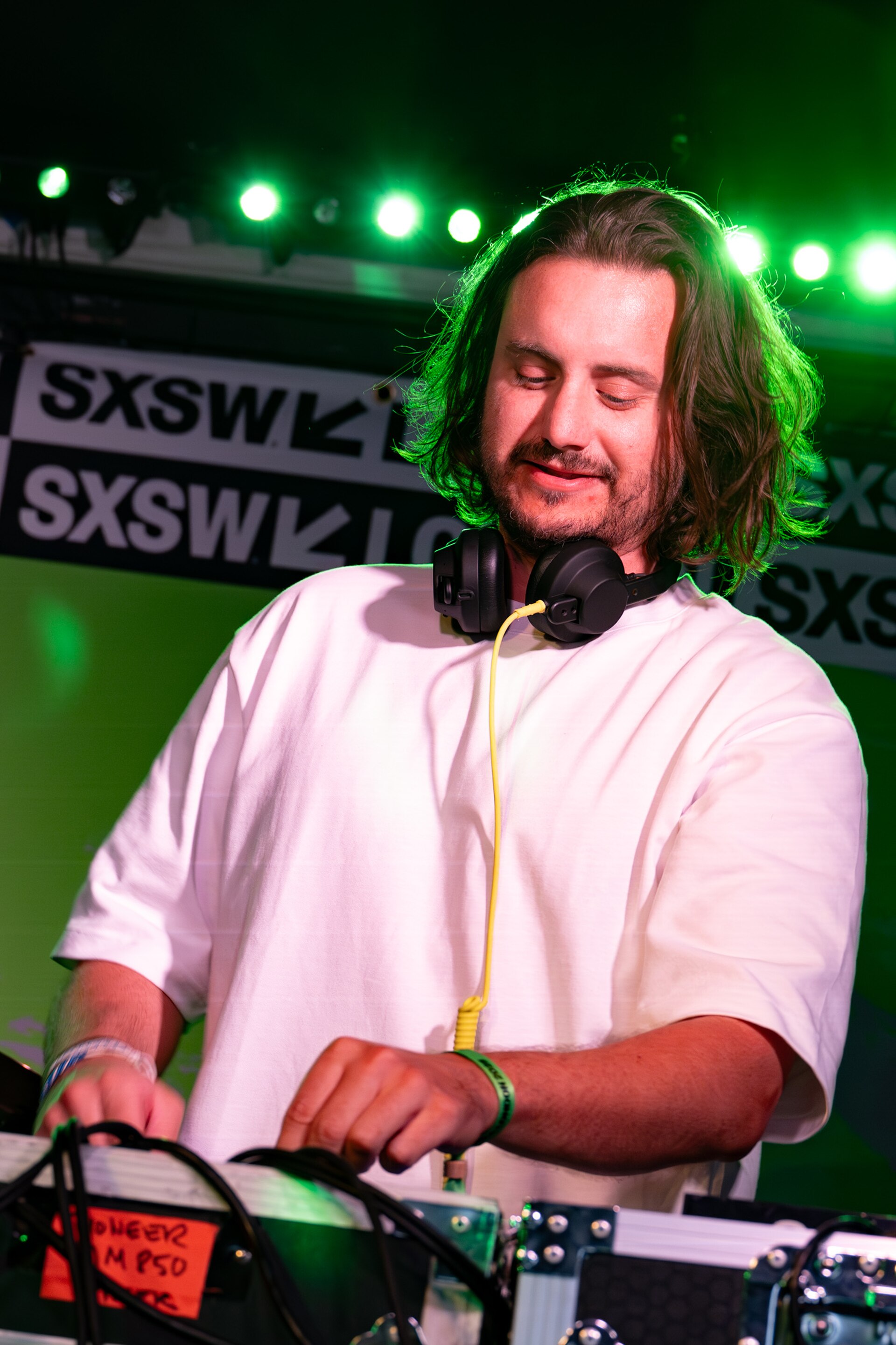 Kousto, DJ, at the 2025 SXSW London festival in London, England.