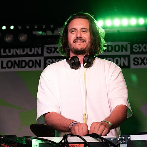Kousto, DJ, at the 2025 SXSW London festival in London, England.