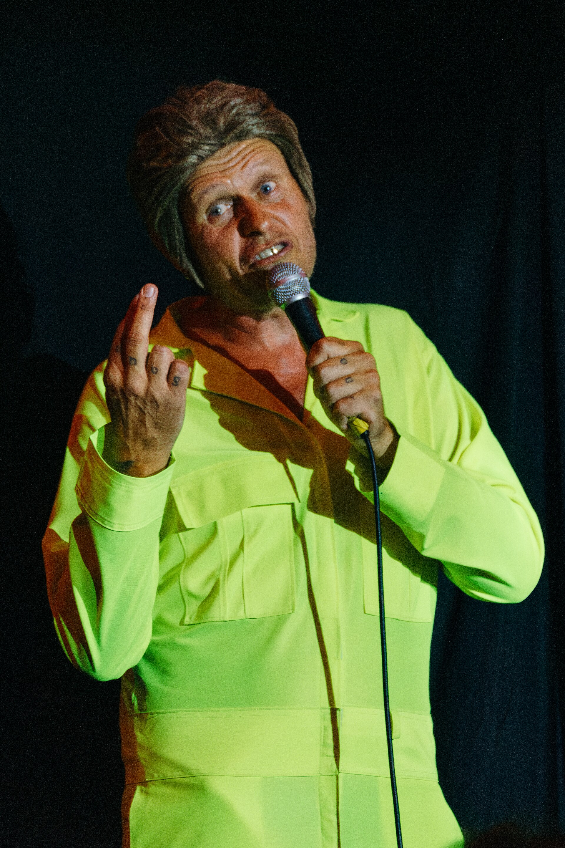 Kunt and the Gang performing at the 2025 Edinburgh Festival Fringe