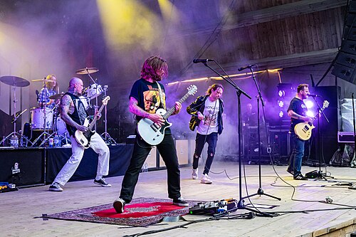 Kvelertak på festivalen Ravnedalen Live i 2024