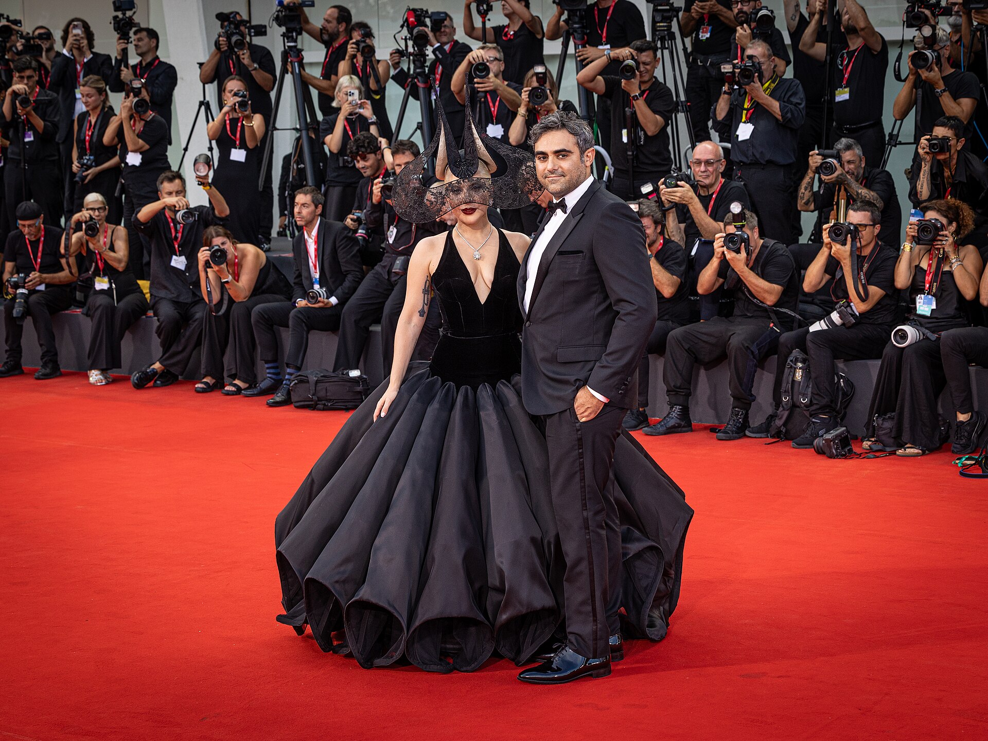 Lady Gaga and Michael Polansky  at the 81st Venice International Film Festival