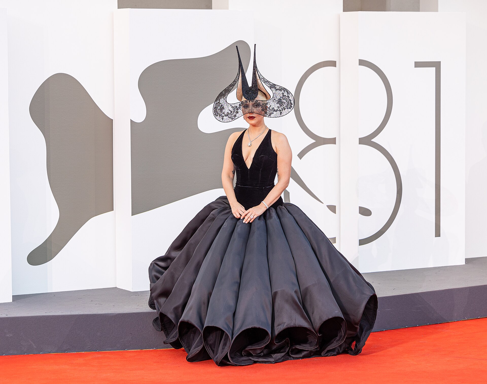 Actress Lady Gaga at the 81st Venice International Film Festival