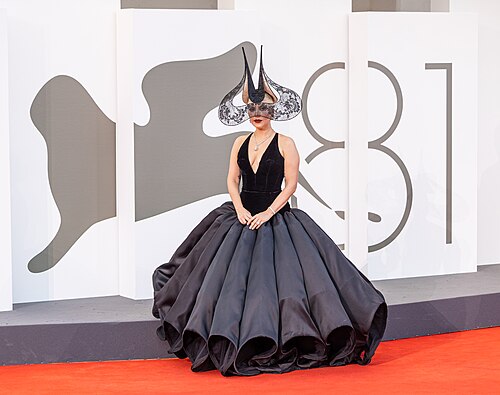 Actress Lady Gaga at the 81st Venice International Film Festival