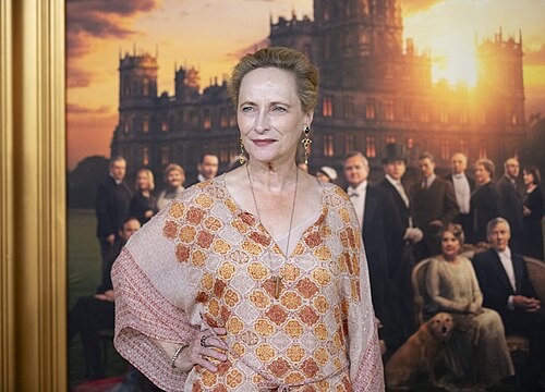 Laila Robbins at September 2025 Downton Abbey: The Grand Finale Premiere in New York.