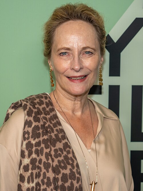 Laila Robins, actress, at the 63rd annual New York Film Festival at Lincoln Center in 2025 for the film Blue Moon