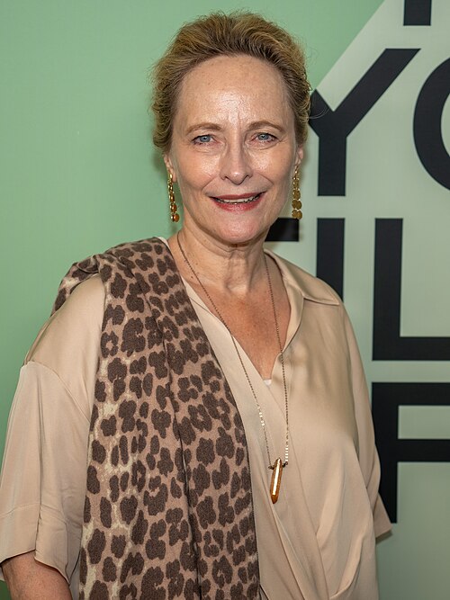 Laila Robins, actress, at the 63rd annual New York Film Festival at Lincoln Center in 2025 for the film Blue Moon