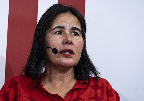 Greenlandic writer Lana Hansen (* 1970) on the Frankfurt Book Fair (Frankfurter Buchmesse), 2025