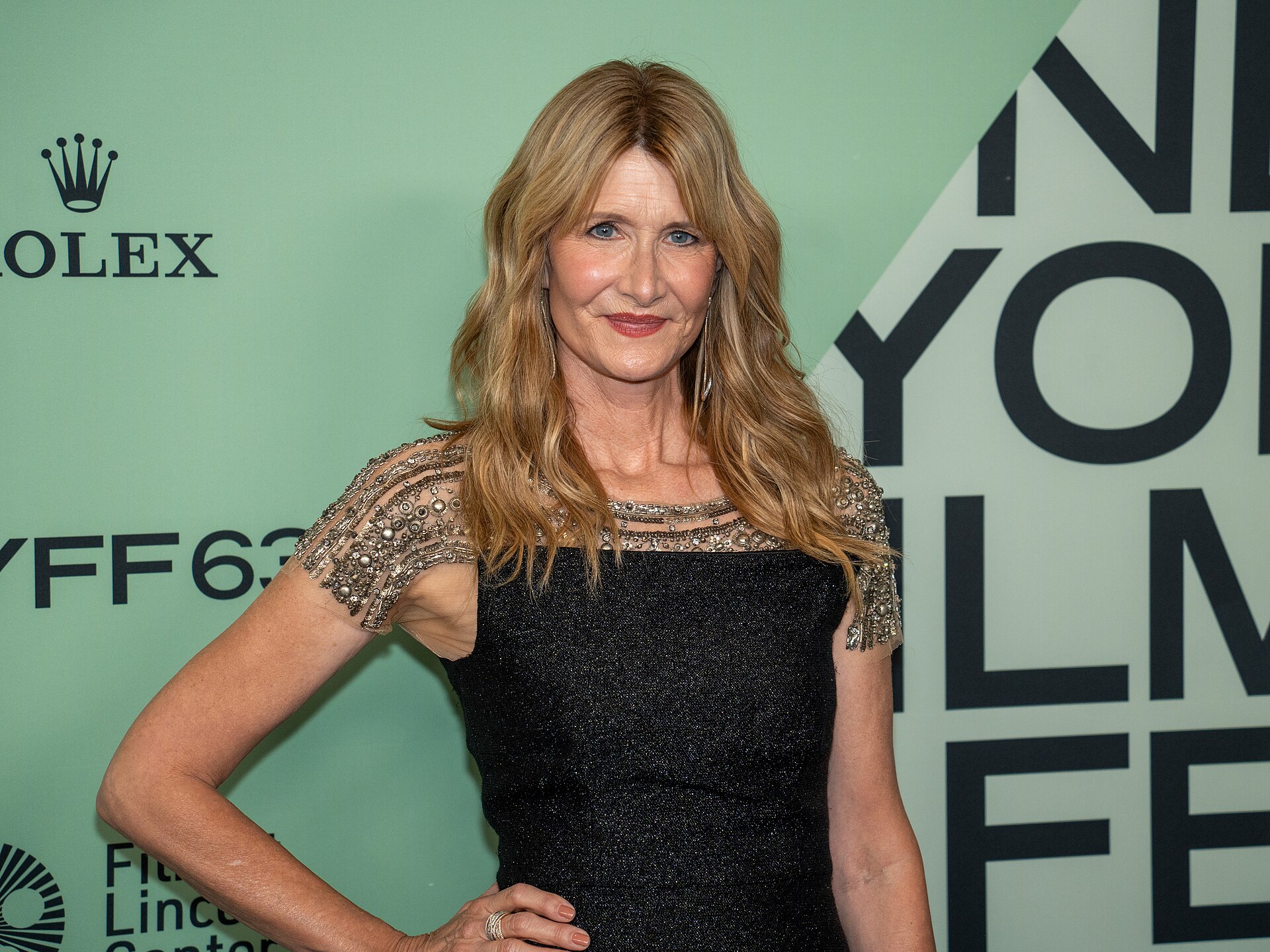 Laura Dern at the 63rd annual New York Film Festival at Lincoln Center in 2025 for the film Is This Thing On?