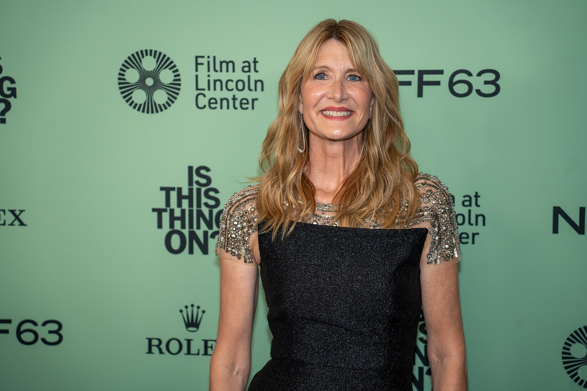 Laura Dern at the 63rd annual New York Film Festival at Lincoln Center in 2025 for the film Is This Thing On?
