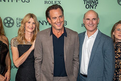 Laura Dern Will Arnett Matthew Greenfield at the 63rd annual New York Film Festival at Lincoln Center in 2025 for the film Is This Thing On?