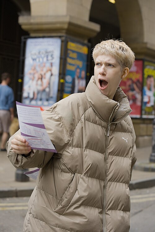 Laura Evelyn of "Gobby Girls: The 11% Club" at the 2025 Edinburgh Festival Fringe.