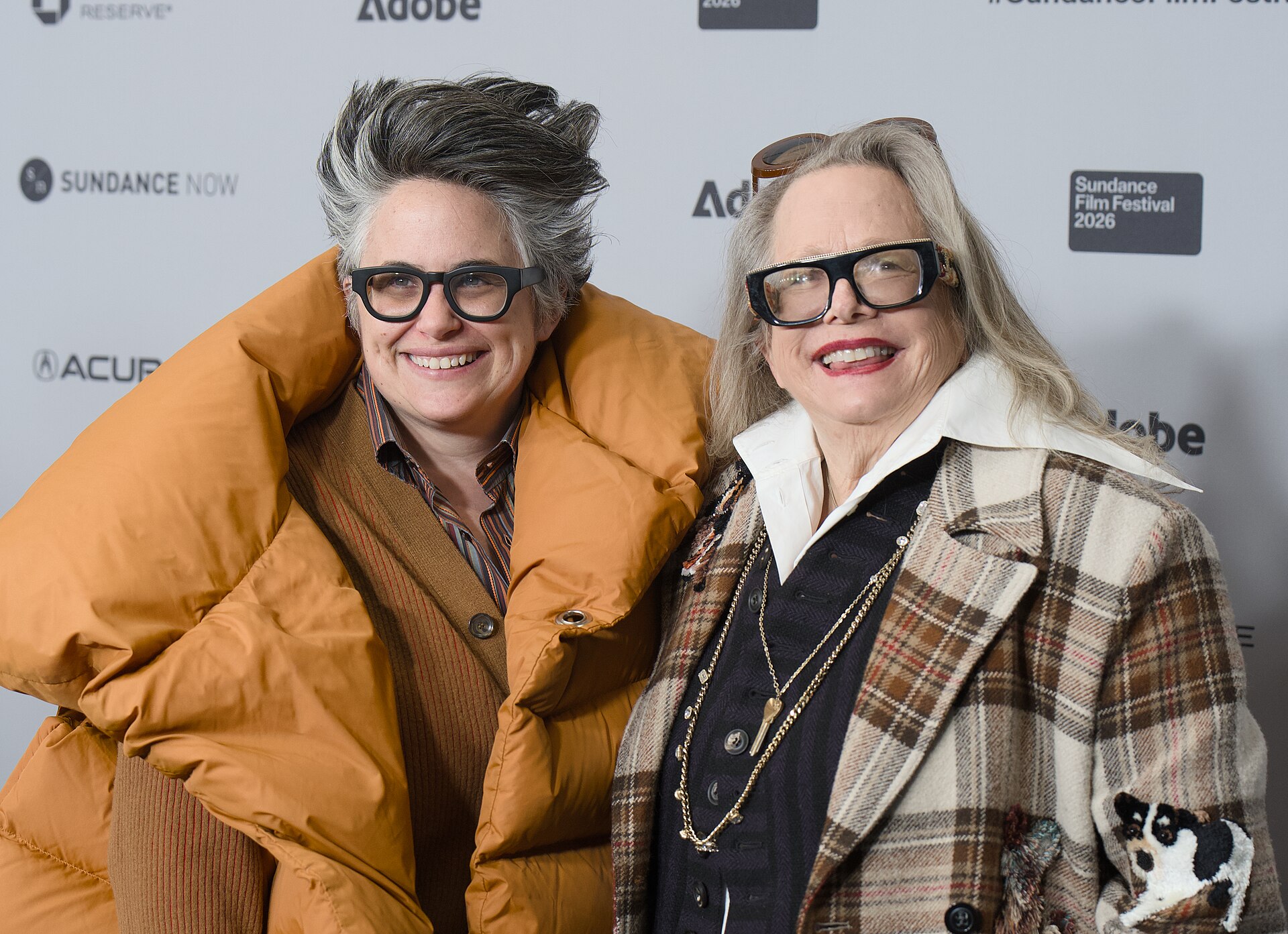 Laura Karpman and Nora Kroll-Rosenbaum at the 2026 2026 Sundance Film Festival for the movie Give Me The Ball!.