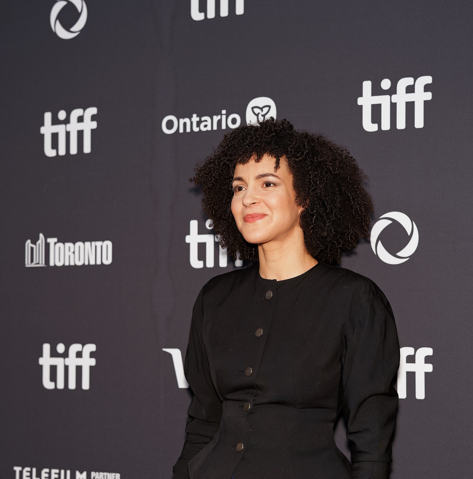 Leah Doz, Actor, at the 2025 Toronto International Film Festival (TIFF) for the movie Dead Lover.