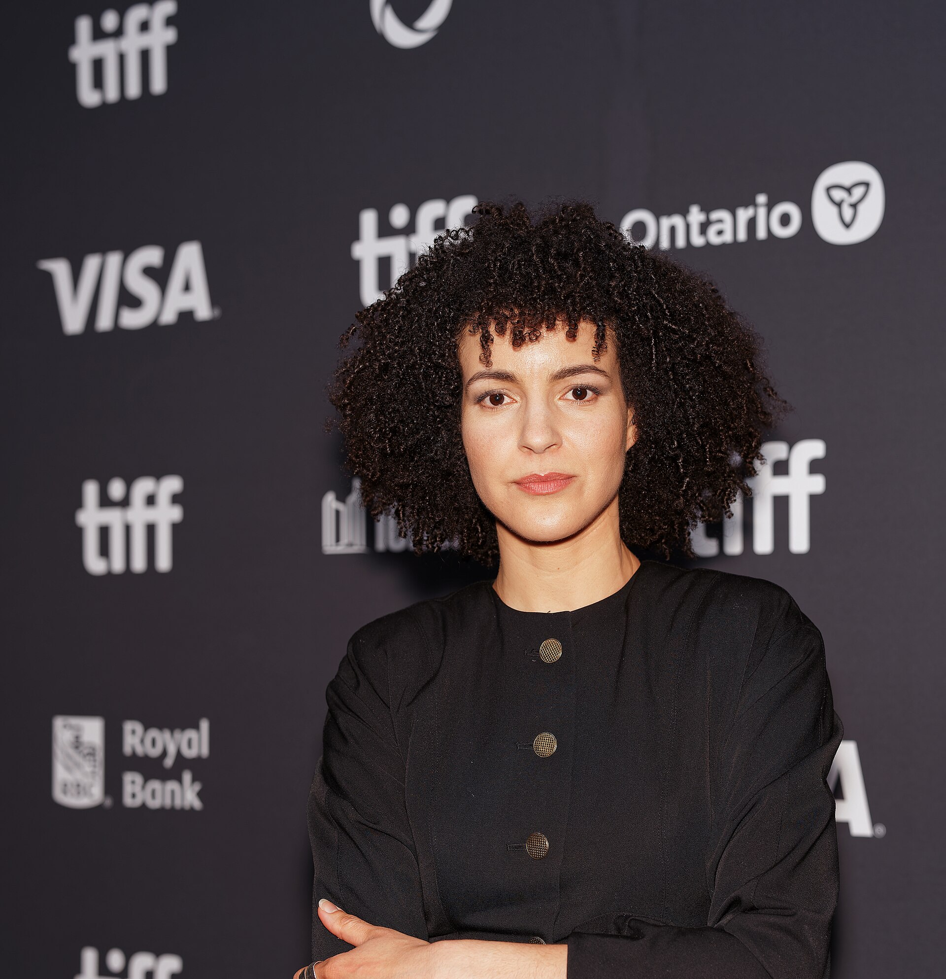 Leah Doz, Actor, at the 2025 Toronto International Film Festival (TIFF) for the movie Dead Lover.