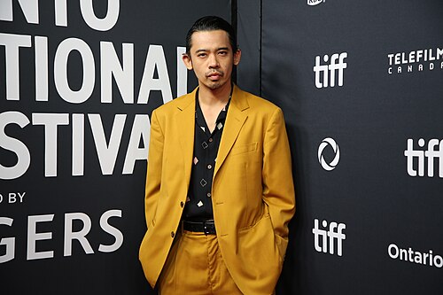 Leo Imamura, actor, at the 2024 Toronto International Film Festival (TIFF) for the movie The Gesuidouz.