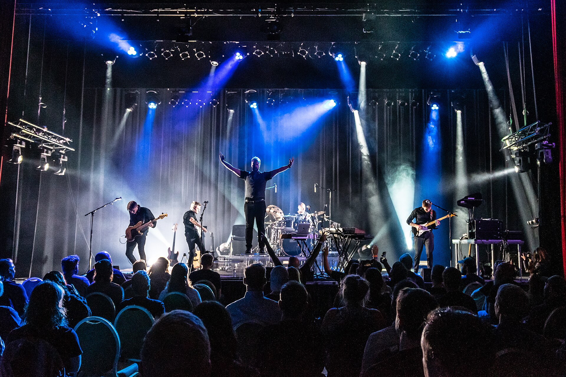 Leprous on stage in Arendal, Norway, 11. Sep 2021