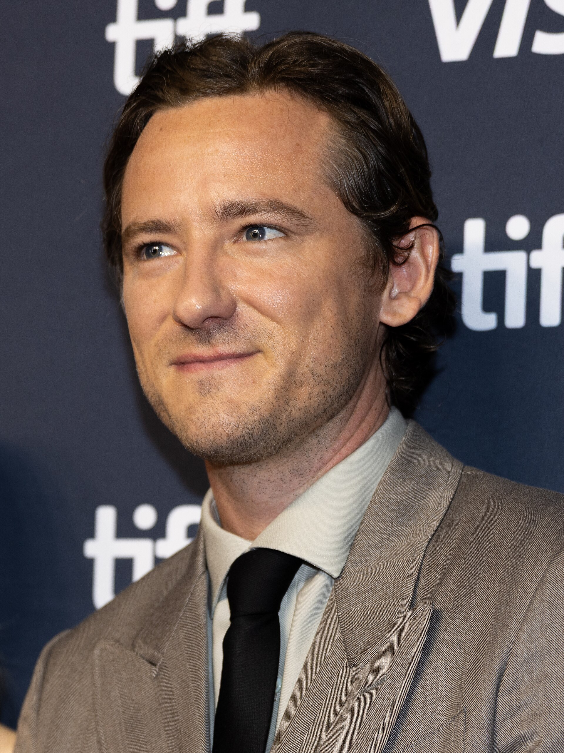 Lewis Pullman at the 2025 Toronto International Film Festival (TIFF) for the movie The Testament of Ann Lee.