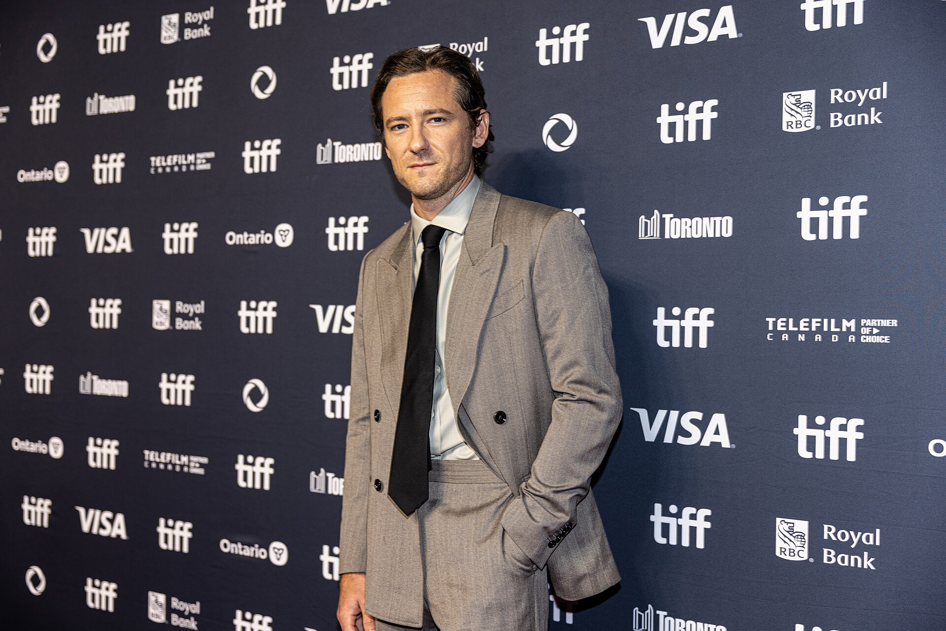 Lewis Pullman, actor, at the 2025 Toronto International Film Festival (TIFF) for the movie The Testament of Ann Lee.