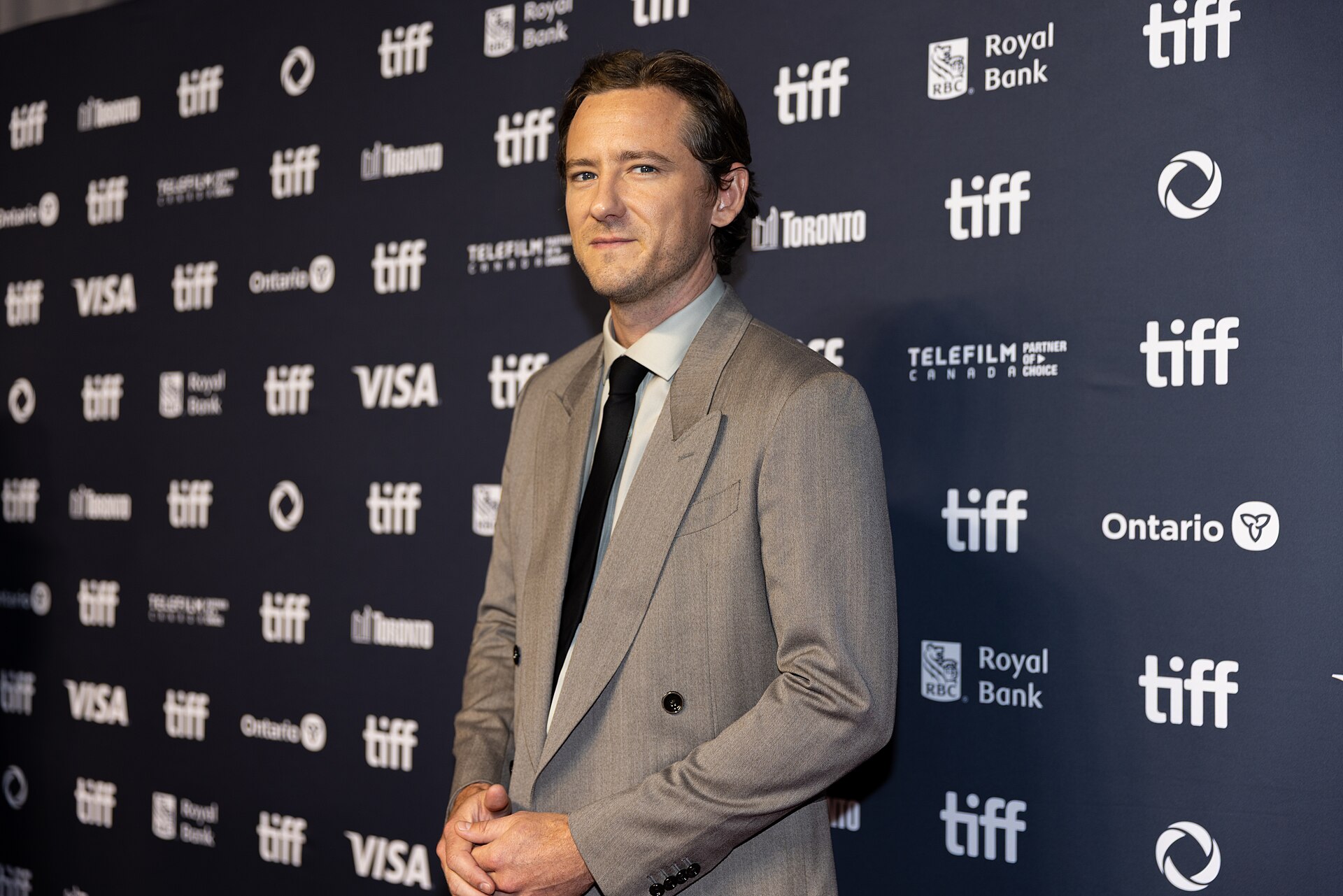 Lewis Pullman, actor, at the 2025 Toronto International Film Festival (TIFF) for the movie The Testament of Ann Lee.