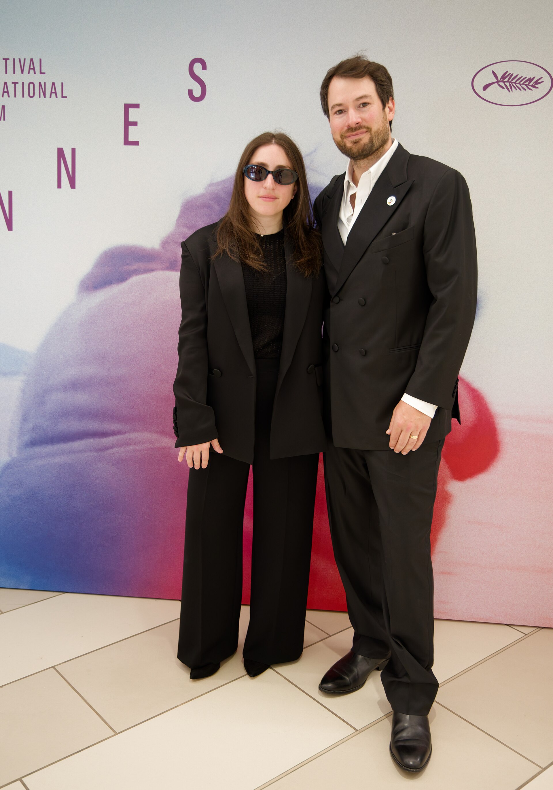 Lexi Tannenholtz and Steven Breckon at the 2025 Cannes Film Festival premiere of The Plague.