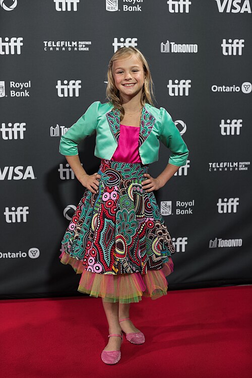Lexi Venter, actor in 'Don't Let's Go to the Dogs Tonight,' at the 2024 Toronto International Film Festival