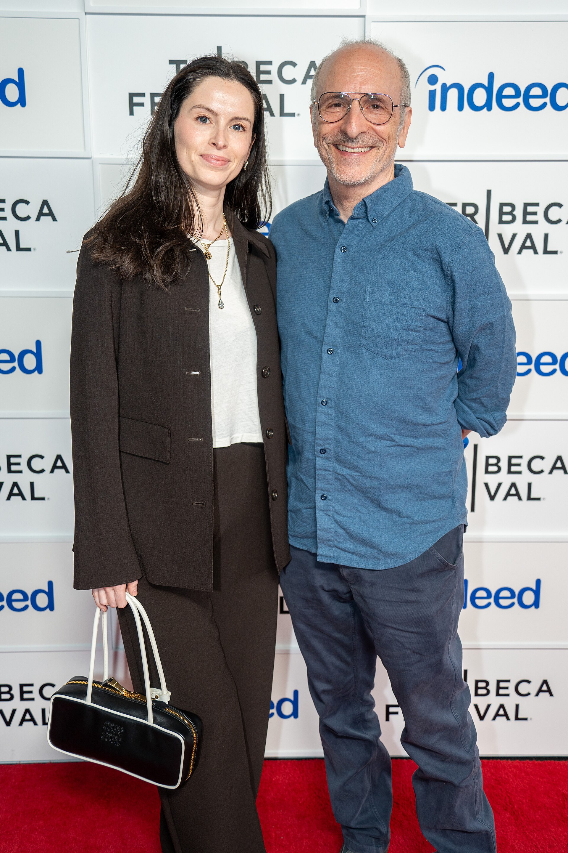 Lilly Burns and Seth Barrish during the Earth to Percy premiere at the 2025 Tribeca Festival