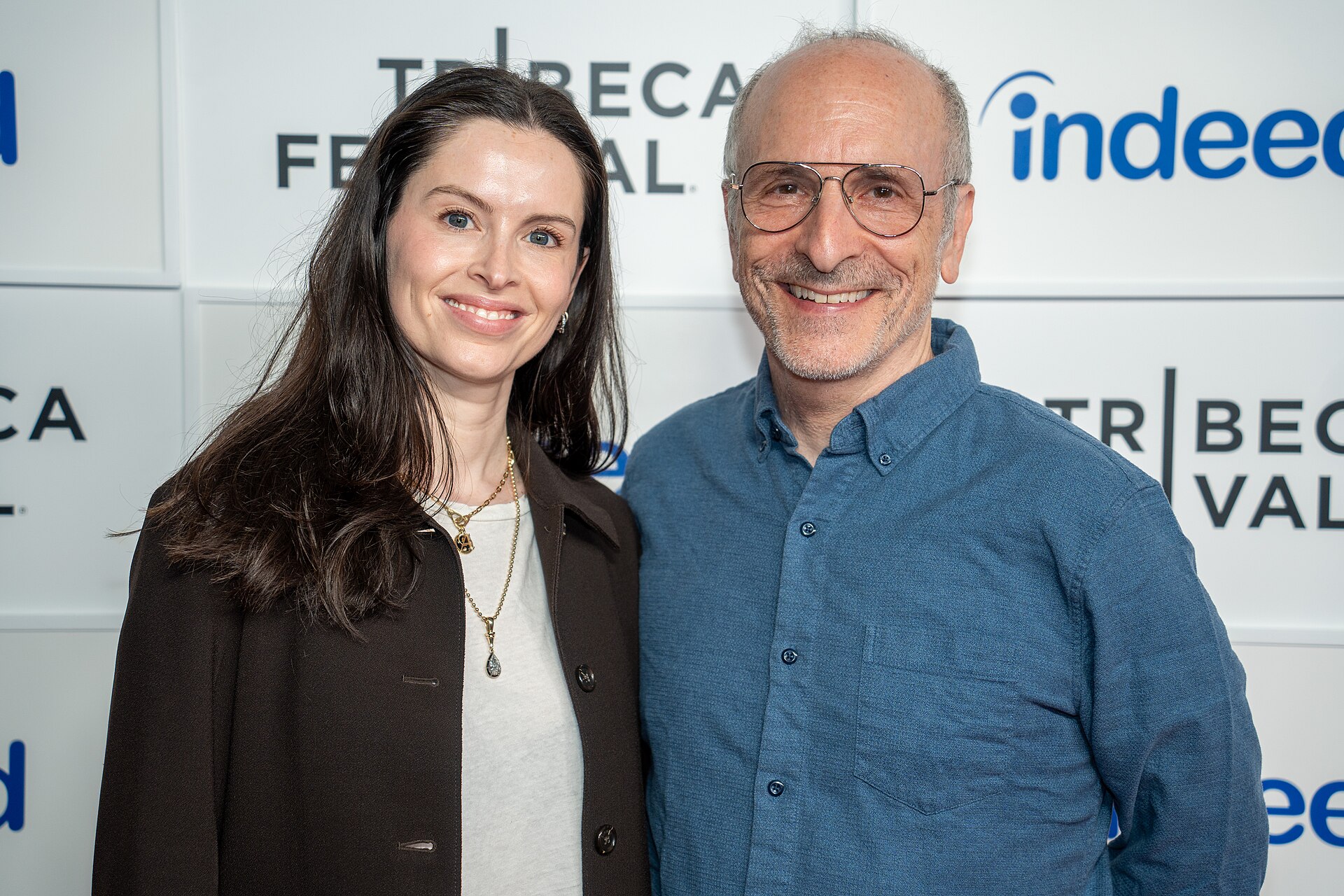 Lilly Burns and Seth Barrish during the Earth to Percy premiere at the 2025 Tribeca Festival
