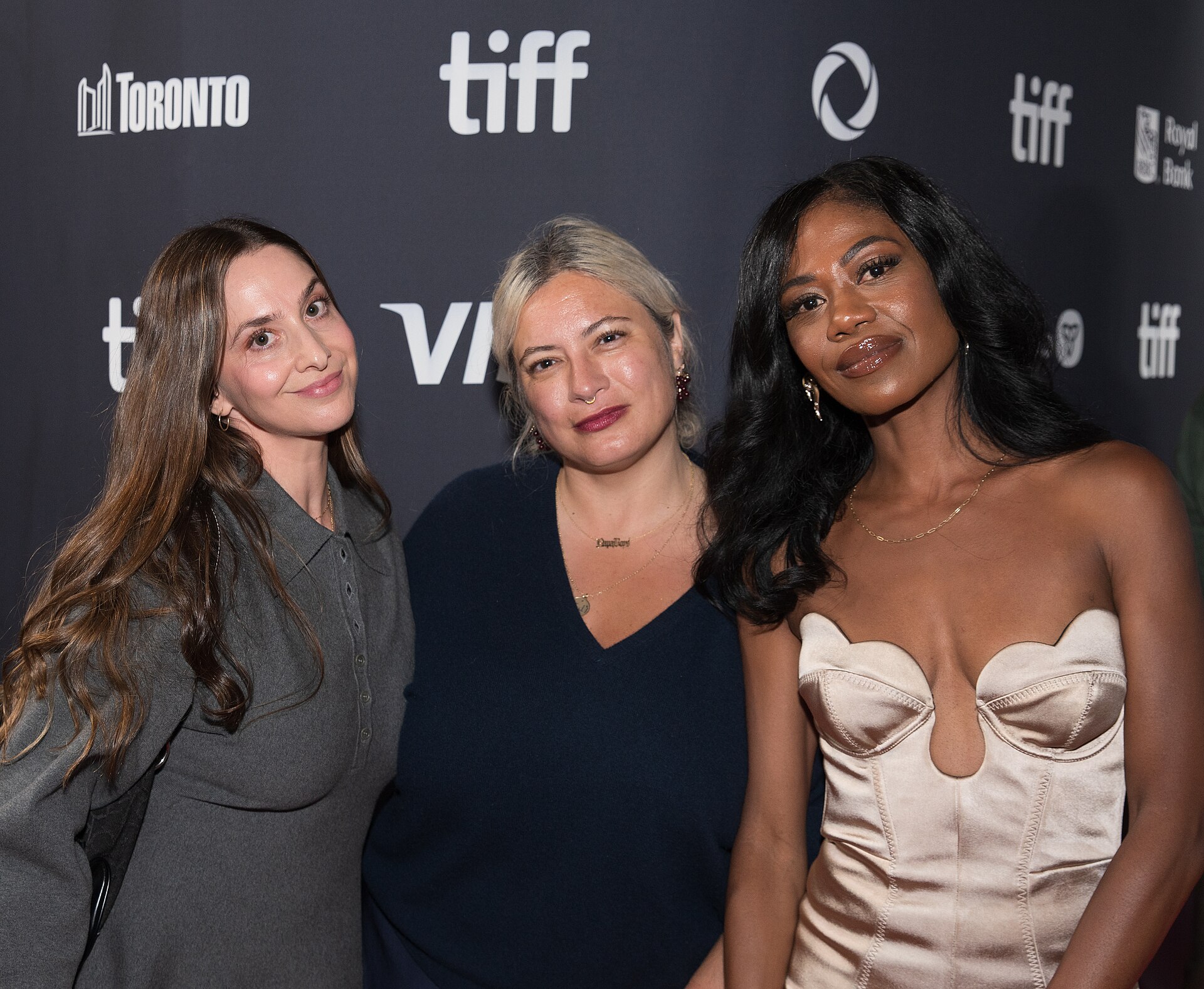 Lindsay Garrison, Almitra Corey, Vanessa Lee Chester at 2025 Toronto International Film Festival