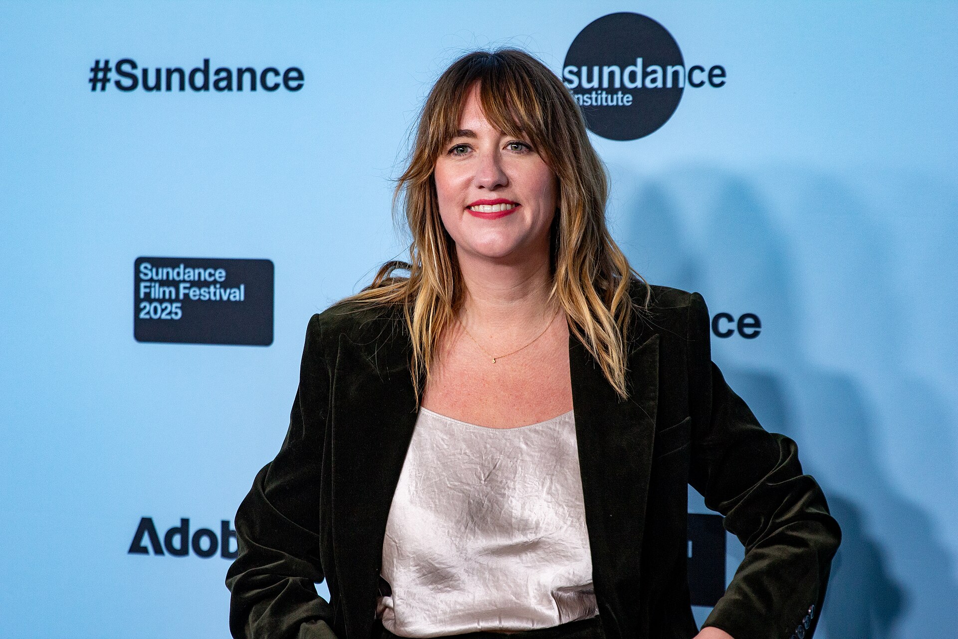 Lindsay Utz, director, at the 2025 Sundance Film Festival for the movie Prime Minister.