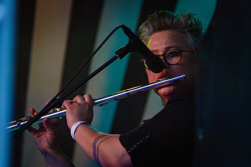 Line Horntveth with Jaga Jazzist in 2021