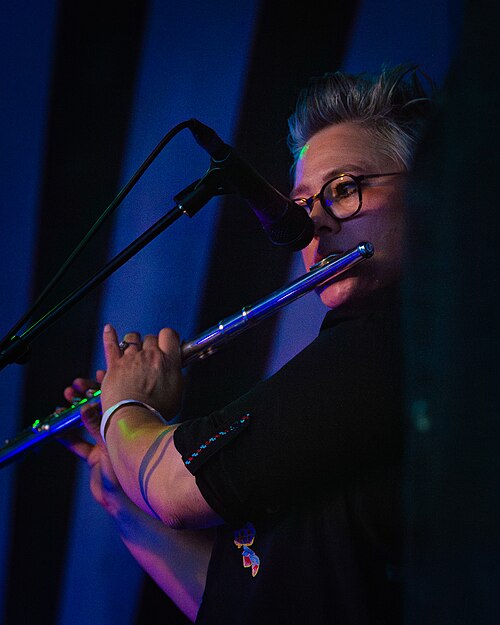 Line Horntveth with Jaga Jazzist in 2021