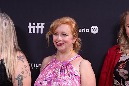 Lisa Soper, production designer, at the 2025 Toronto International Film Festival (TIFF) for the movie Adulthood.