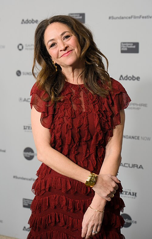 Liz Garbus, director, at the 2026 2026 Sundance Film Festival for the movie Give Me The Ball!.