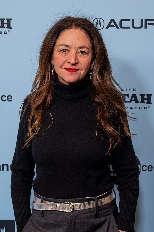 Liz Garbus, producer, at the 2025 Sundance Film Festival for Sally