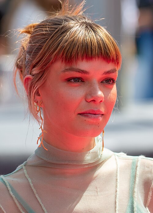 Llúcia Garcia at 2025 Cannes Red Carpet for Romería