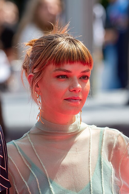 Llúcia Garcia at 2025 Cannes Red Carpet for Romería