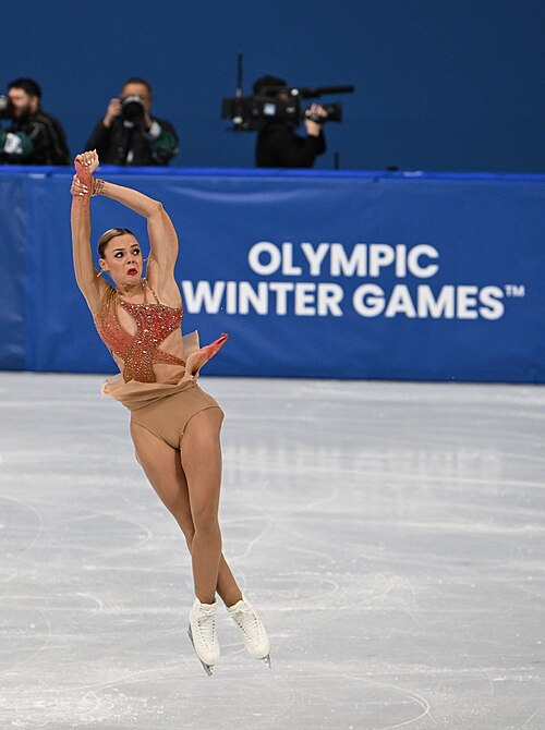 MILAN, ITALY - 19 FEBRUARY 2026: Loena HENDRICKX of Belgium compete during the Figure Skating Women Single Skating Free Skating at the Olympic Winter Games Milano Cortina 2026 Milano Ice Skating Arena on February 19, 2026 in Milan, Italy