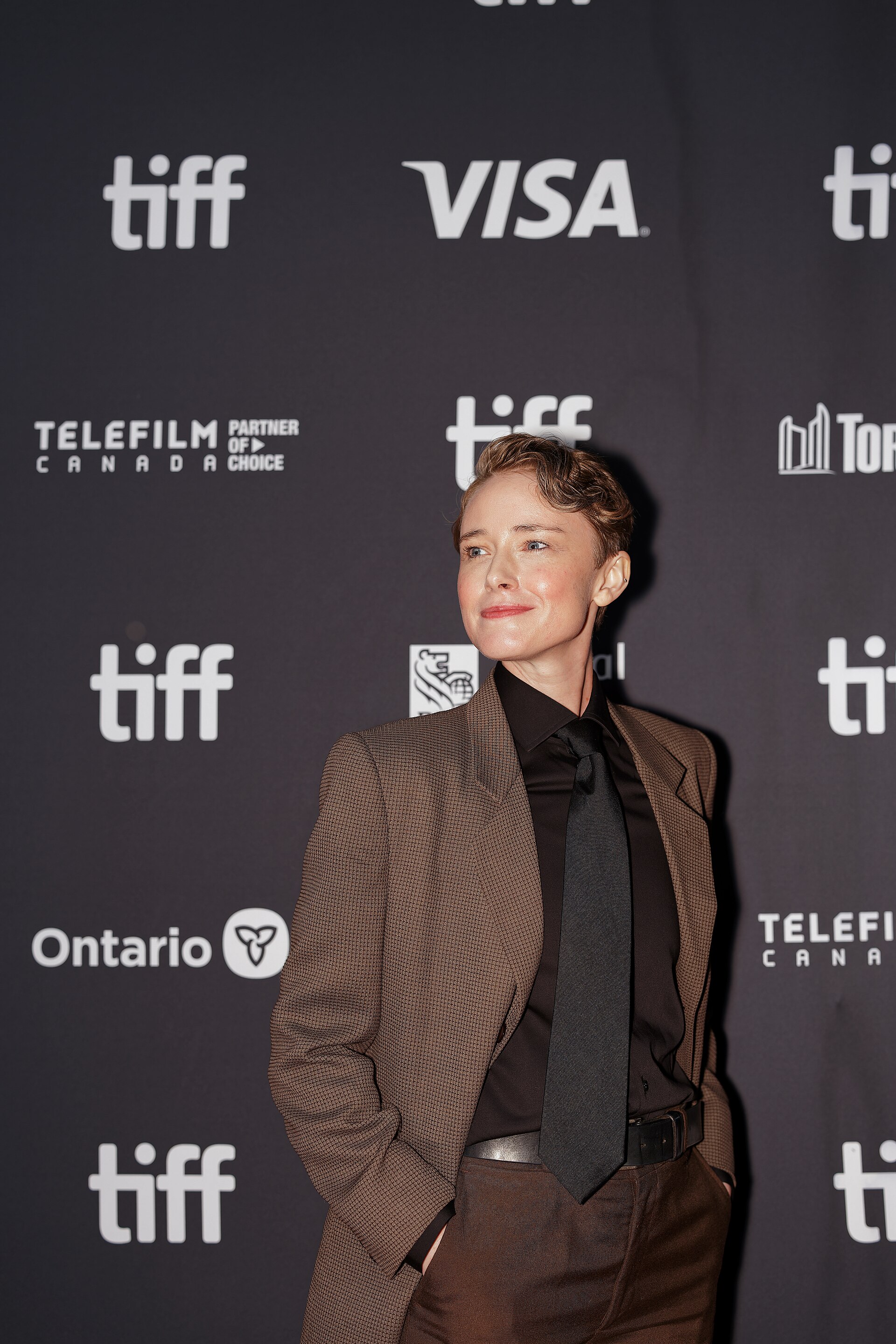 Lowen Morrow, Actor, at the 2025 Toronto International Film Festival (TIFF) for the movie Dead Lover.