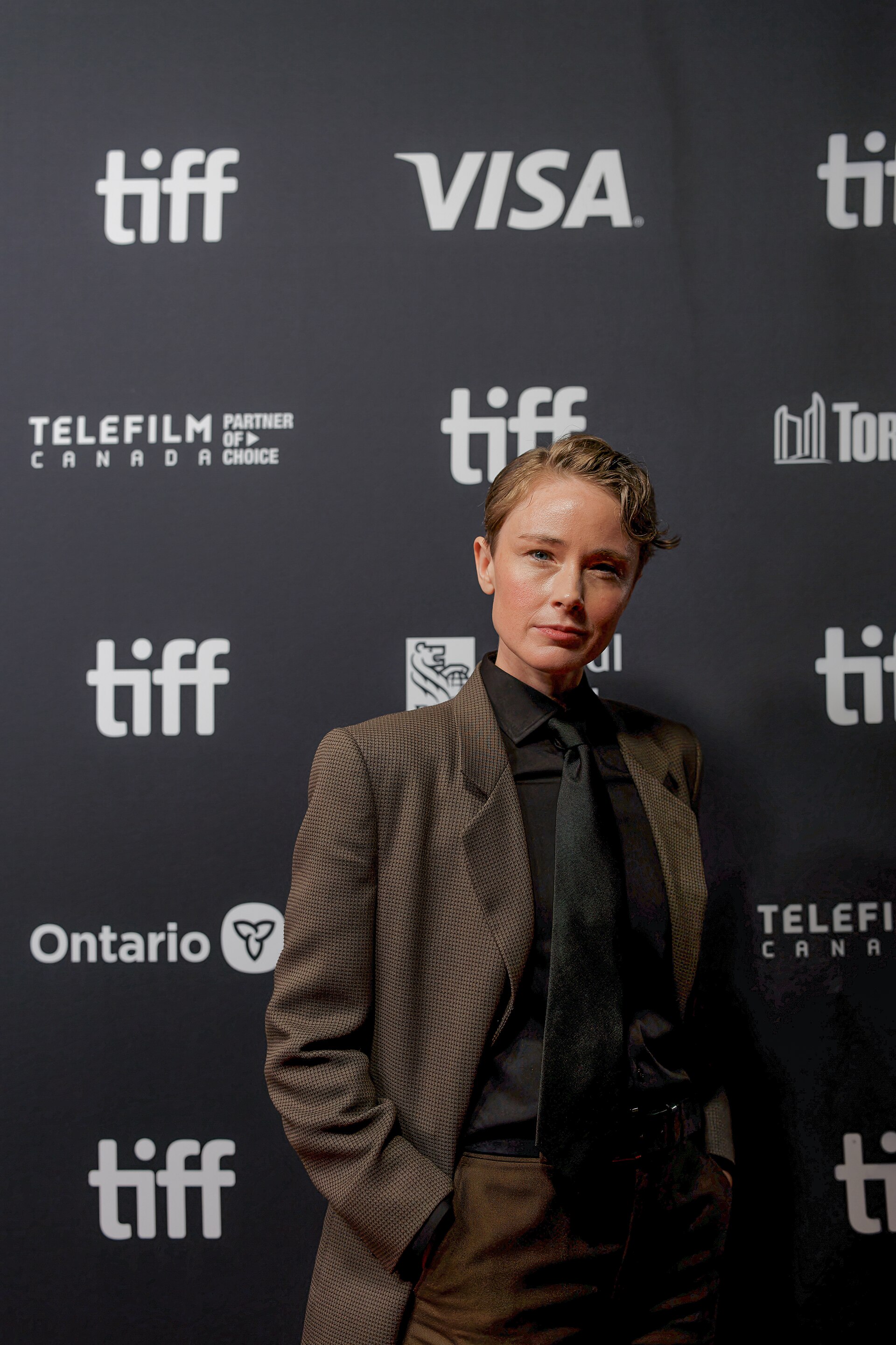 Lowen Morrow, Actor, at the 2025 Toronto International Film Festival (TIFF) for the movie Dead Lover.