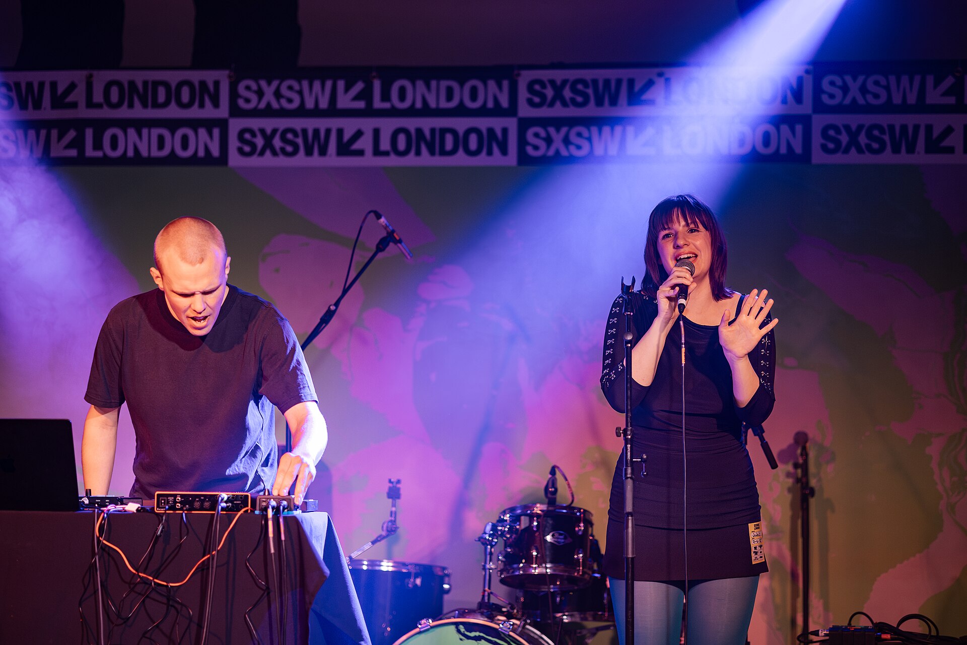 Lucky Iris performs at SXSW London (UK), in June 2025