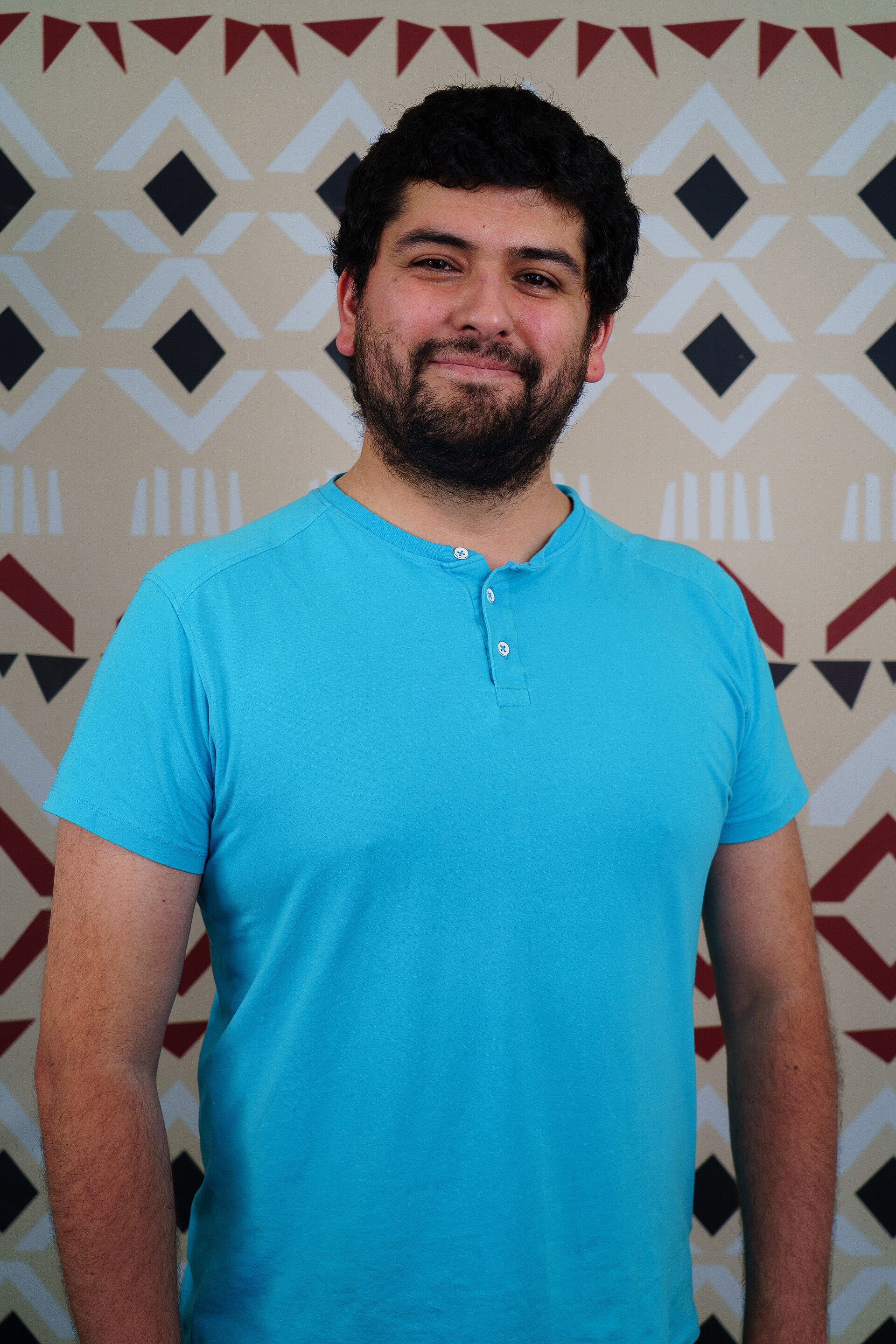 Luis Cristóbal Carrasco Gatica portrait at Wikimania 2025 WikiPortraits Studio